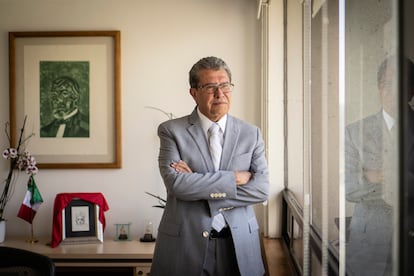 Ricardo Monreal en la Cámara de Diputados, en mayo.