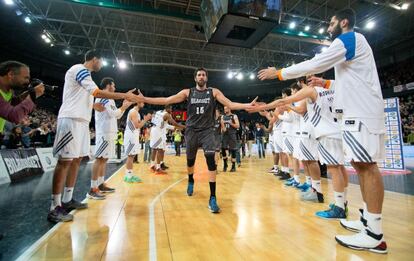 Mumbr&uacute;, durante un duelo contra el Madrid en marzo.