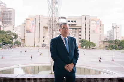 El rector del Consejo Nacional Electoral, Enrique Márquez