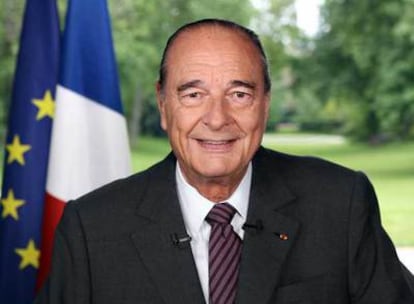 Jacques Chirac, en su despedida televisada.