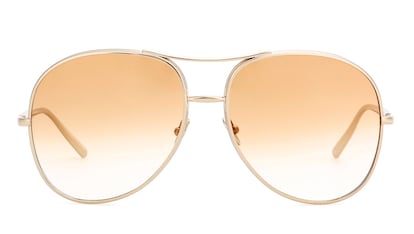 Gafas de aviador

Con lentes degradadas, las firma Chloé (329 euros).