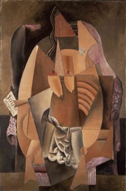 'Mujer en un sillón (Eva)', uno de los 33 'picassos' donados al MET.