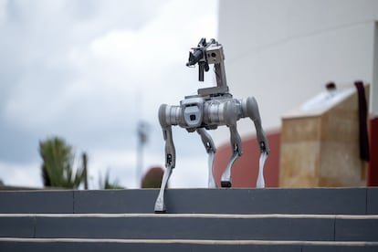 El Gobernador David Monreal de Zacatecas asiste a la inauguración de la primera etapa del C5i, en Zacatecas, el 5 de septiembre de 2025.
