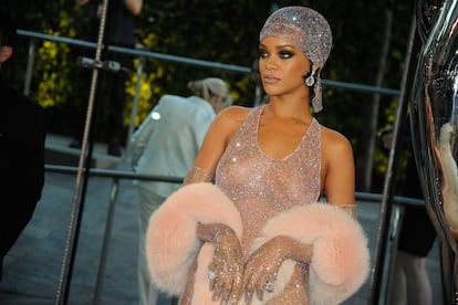 Rihanna durante los premios CFDA de 2014.