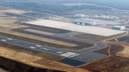 Vista a&eacute;rea del aeropuerto de Castell&oacute;n.