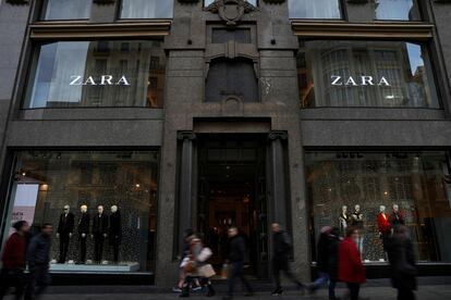 Una tienda de Zara en el centro de Madrid.