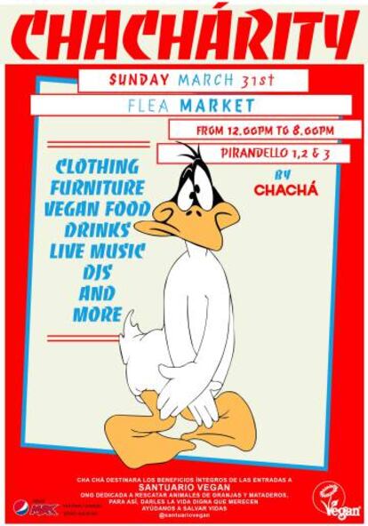 Cartel de Cha Chárity.