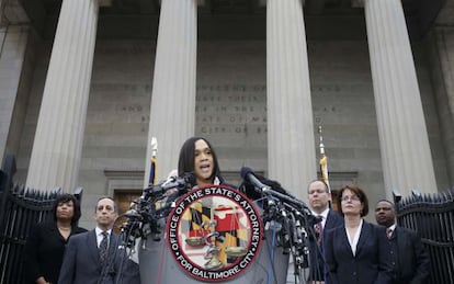 La fiscal del Baltimore, Marilyn Mosby. 