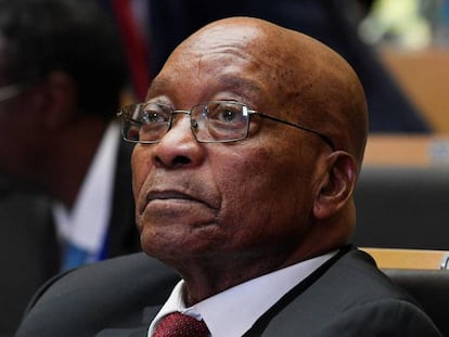 El presidente de Sud&aacute;frica, Jacob Zuma, a finales de enero en Ad&iacute;s Abeba (Etiop&iacute;a).