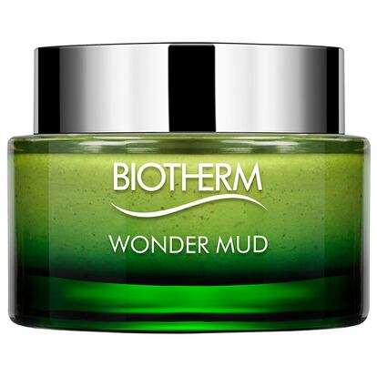 Skin Best Wonder Mud, de Biotherm. Mascarilla purificante con un concentrad en antioxidantes con arcilla mineral. En tres minutos limpia en profundidad, reduce los poros visibles y consigue una piel luminosa. C.p.v.