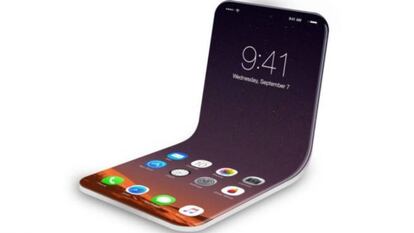 iPhone con pantalla flexible