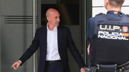 El expresidente de la Real Federación Española de Fútbol Luis Rubiales, el pasado octubre.