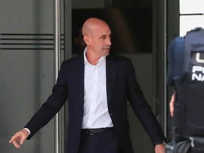 El expresidente de la Real Federación Española de Fútbol Luis Rubiales, el pasado octubre.