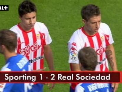 Sporting, 1 - Real Sociedad, 2