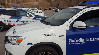 Coches de la Guardia Urbana de Lleida.