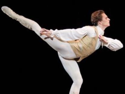 El bailarín Sergei Polunin, en 2011, en una produccicón del Royal Ballet de la Bella Durmiente de Tchaikovsky, en la Royal Opera House de Londres