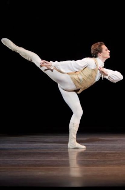 El bailarín Sergei Polunin, en 2011, en una produccicón del Royal Ballet de la Bella Durmiente de Tchaikovsky, en la Royal Opera House de Londres