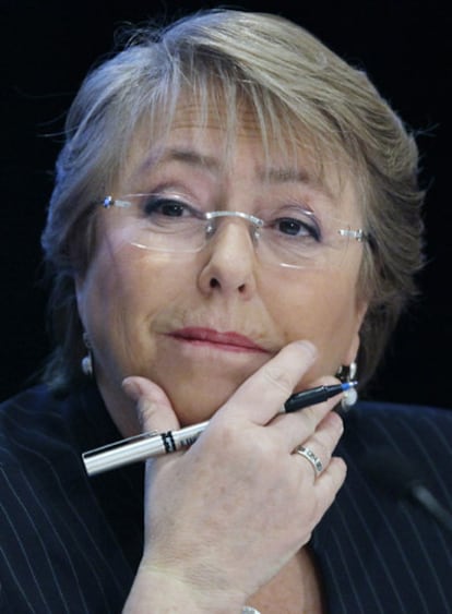 Michelle Bachelet, presidenta de Chile.