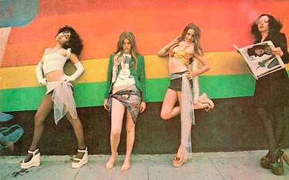 Lori Madox, Sable Starr o Queenie fueron algunas de las ‘baby groupies’ de los años 70. Foto: Tumblr Nicfitvintage