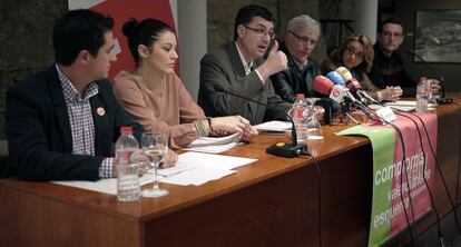 Paco Garcia, Mireia Moll&agrave;, Enric Morera, Joan Rib&oacute;, Consol Castillo y Juan Ponce.