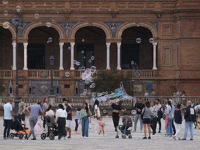 La Plaza de España de Sevilla.