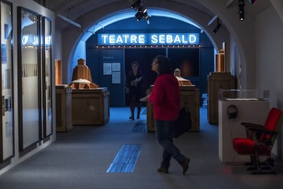 Trayecto final de la exposición sobre Sebald en el CCCB.