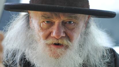 El músico Garth Hudson asiste a los Premios Paseo de la Fama de Canadá, en 2014.