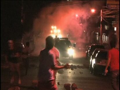 Disturbios en la embajada de Brasil en Honduras