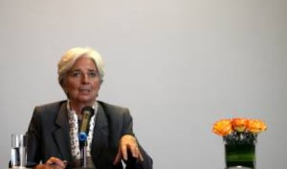 En la imagen, la directora gerente del Fondo Monetario Internacional, Christine Lagarde. EFE/Archivo