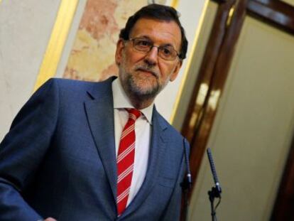 El presidente en funciones, Mariano Rajoy. 