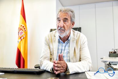 Esteban, en su despacho de Madrid.