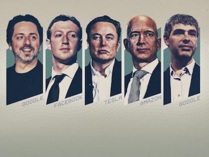'El ascenso de los multimillonarios', miniserie documental que analiza el poder tras compañías como Google, Facebook, Amazon, Microsoft y Tesla.
