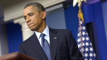Barack Obama, durante una conferencia de prensa, el martes 8 de octubre.