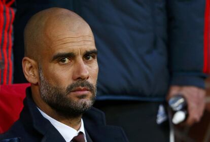 El entrenador del Bayern Pep Guardiola.