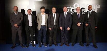 Los premiados de la última edición.