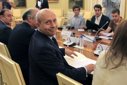 El ministro de Educación, Cultura y Deporte, José Ignacio Wert.