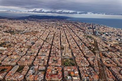 Imagen aérea de Barcelona