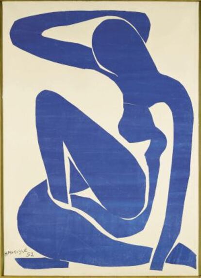 'Desnudo azul II'.