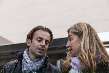 Arantxa Sanchez Vicario y Josep Santacana