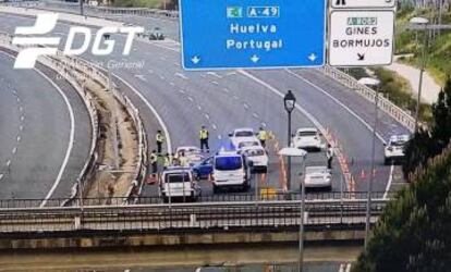 Control de la DGT para evitar desplazamientos a segundas residencias durante el confinamiento