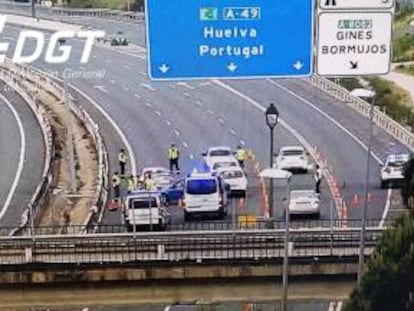 Control de la DGT para evitar desplazamientos a segundas residencias durante el confinamiento