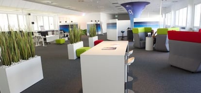 &lsquo;Service center&rsquo; de Arvato en Alemania. 