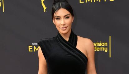Kim Kardashian, en una entrega de premios en septiembre de 2019.