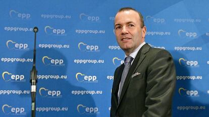 El diputado alemán Manfred Weber.