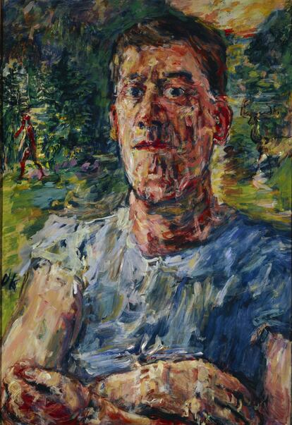 'Autorretrato de un artista degenerado', de Oskar Kokoschka (1937).