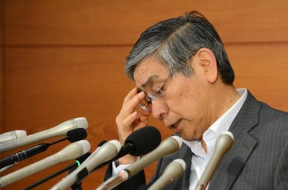 El gobernador del BoJ, Haruhiko Kuroda.