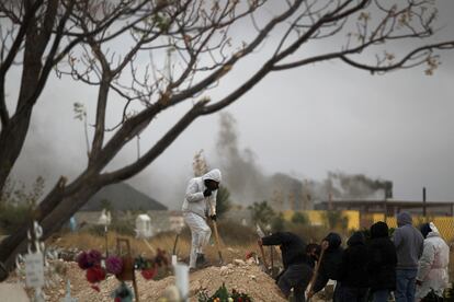 Un cementerio de Ciudad Juárez la semana pasada.