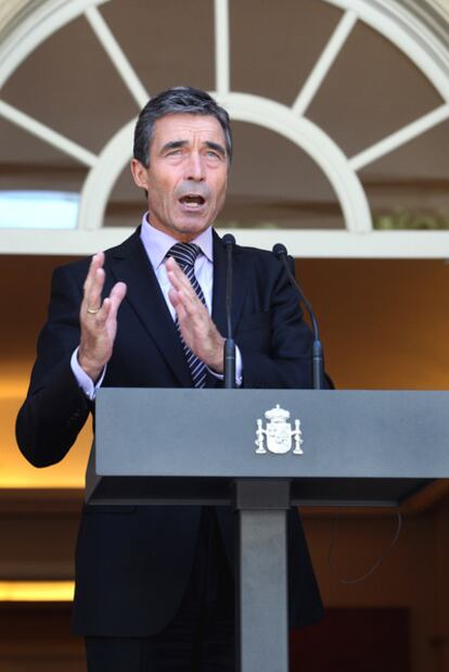 El secretario general de la OTAN, Anders Fogh Rasmussen.