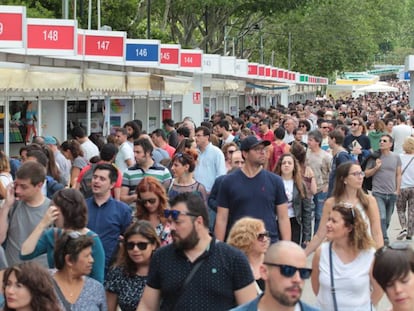  Ambiente Feria del libro de 2018. 