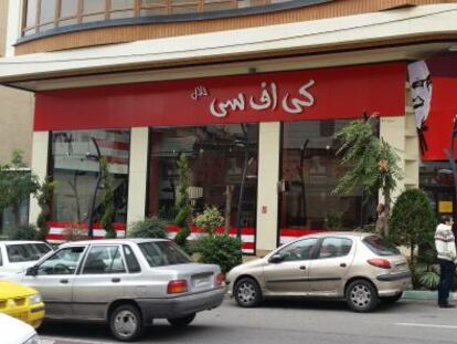 El local KFC de Teheran.